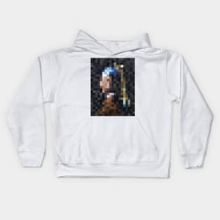 Girl with a Pearl Earring Kids Hoodie